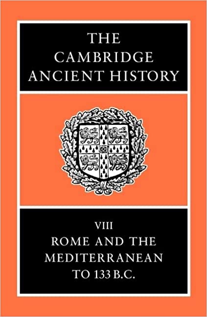 The Cambridge Ancient History; wyd. Cambridge UP 1989