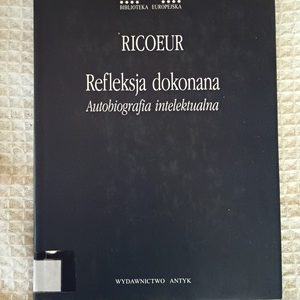 Refleksja dokonana Ricoeur - okładka